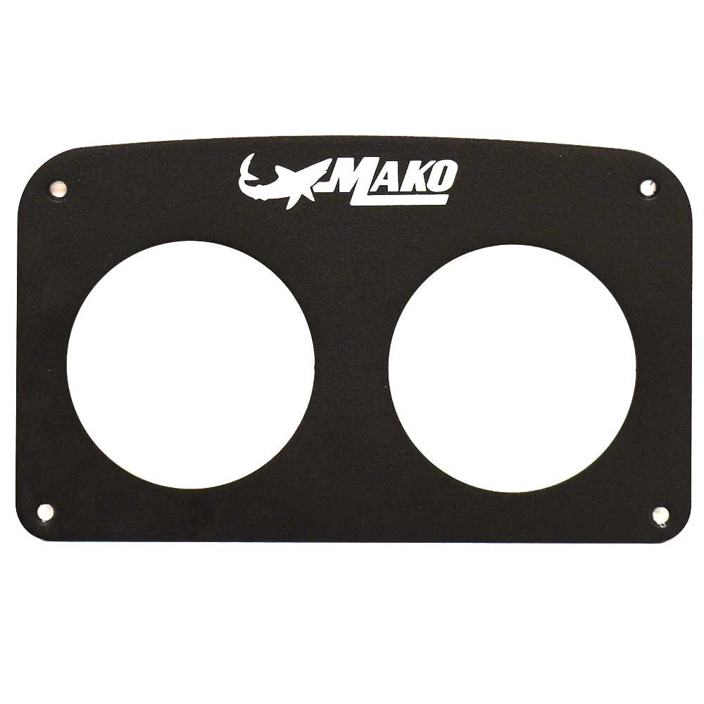 Mako Boat Blank Gauge Panel 303742 - Black 9 1/4 X 5 1/2 Inch