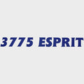 Cruisers Boat Model Decal Sticker V0810800 - 3775 Esprit Royal Blue