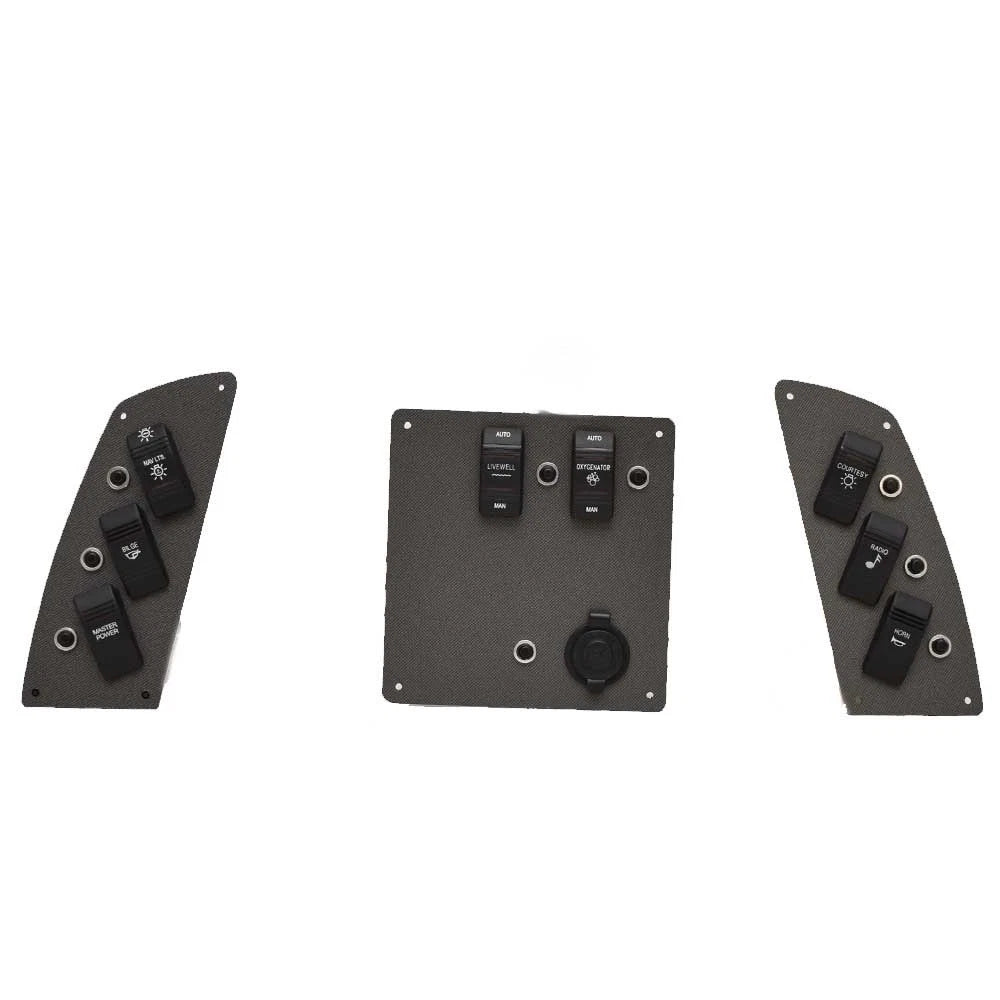 Larson 1750 FX Boat Switch Panel Kit - Carling Gray (set of 3)