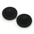 2-Pack Black Rubber Grease Plug Hub Dust Cap Dexter EZ Lube Trailer Camper Axle
