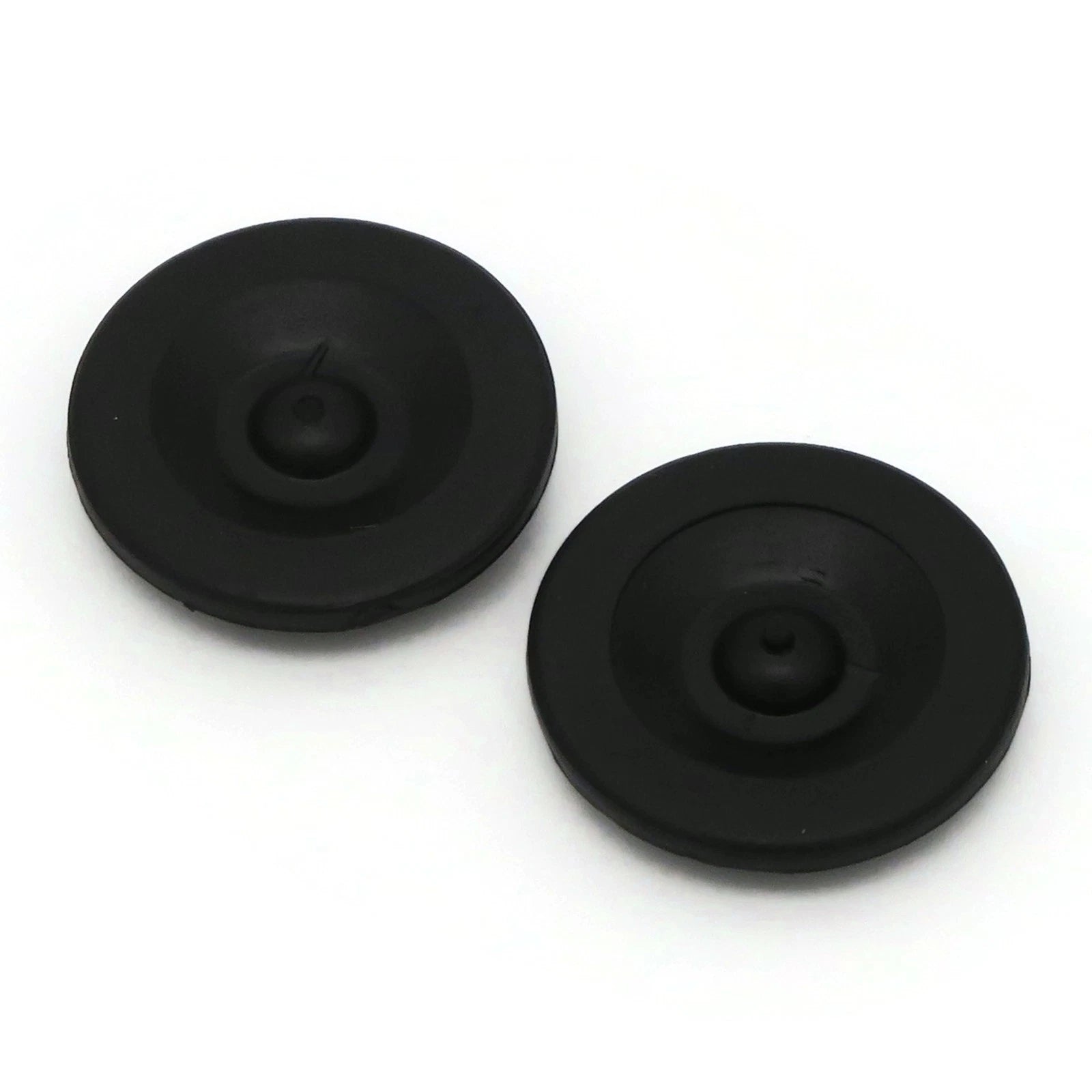 2-Pack Black Rubber Grease Plug Hub Dust Cap Dexter EZ Lube Trailer Camper Axle