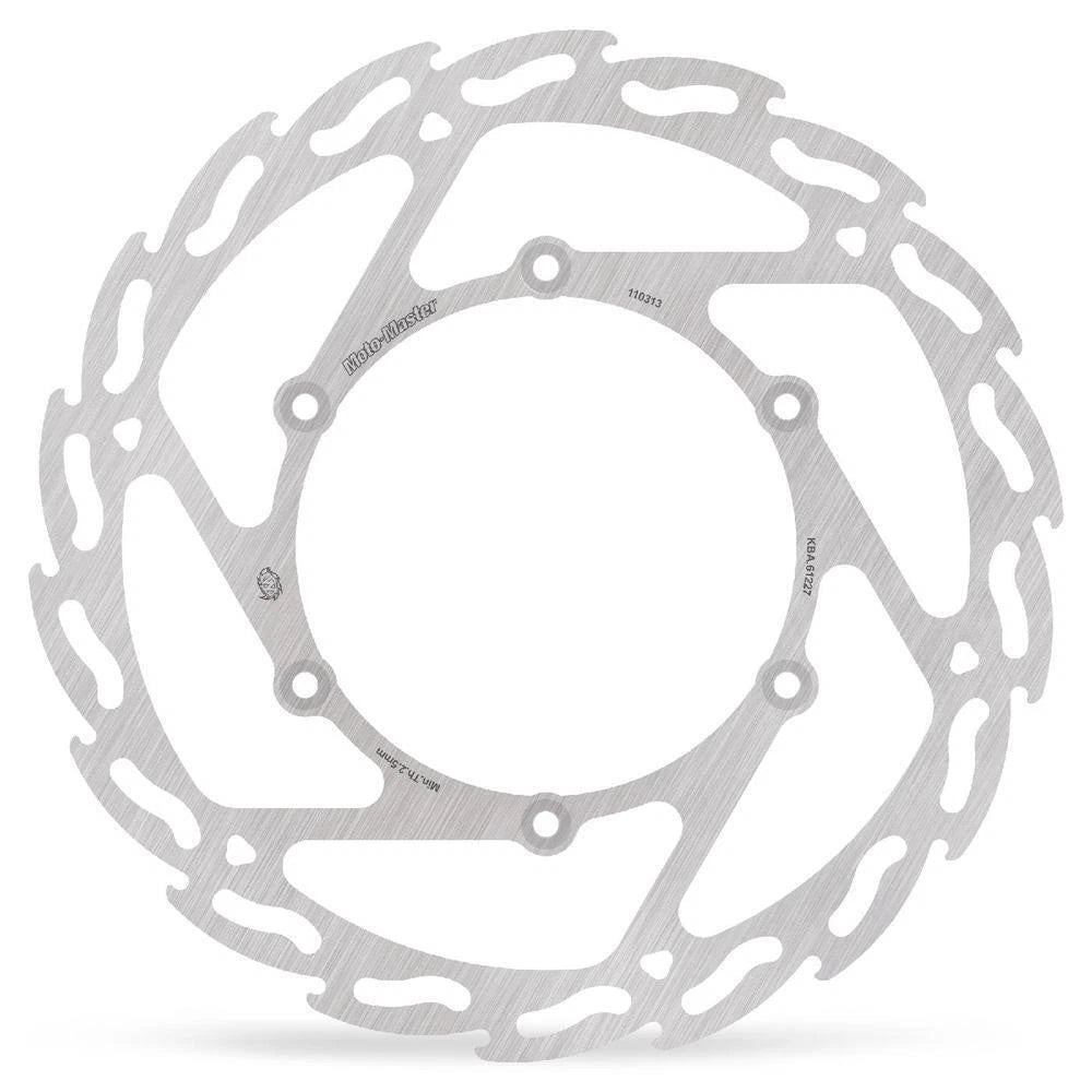 MotoMaster Flame Left Fixed Front Brake Disc for Yamaha YZ250X 2015