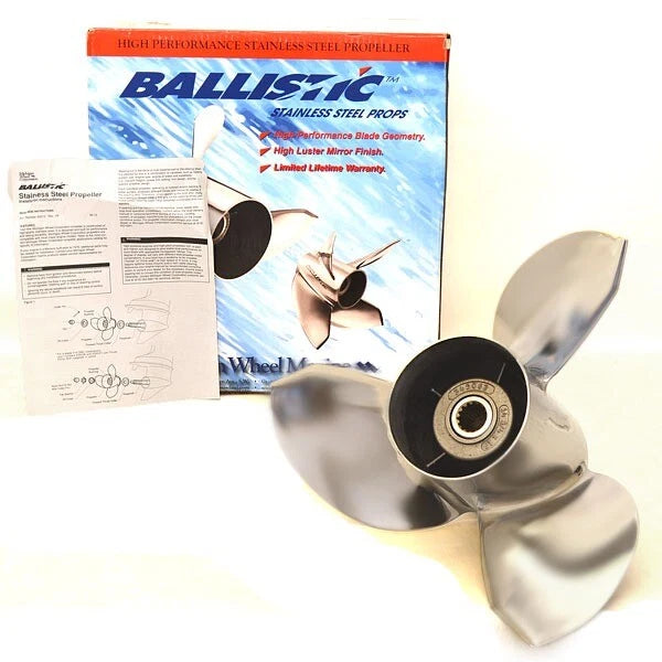Michigan Wheel Ballistic Boat Propeller 345062 - LH 14 3/4 X 17P