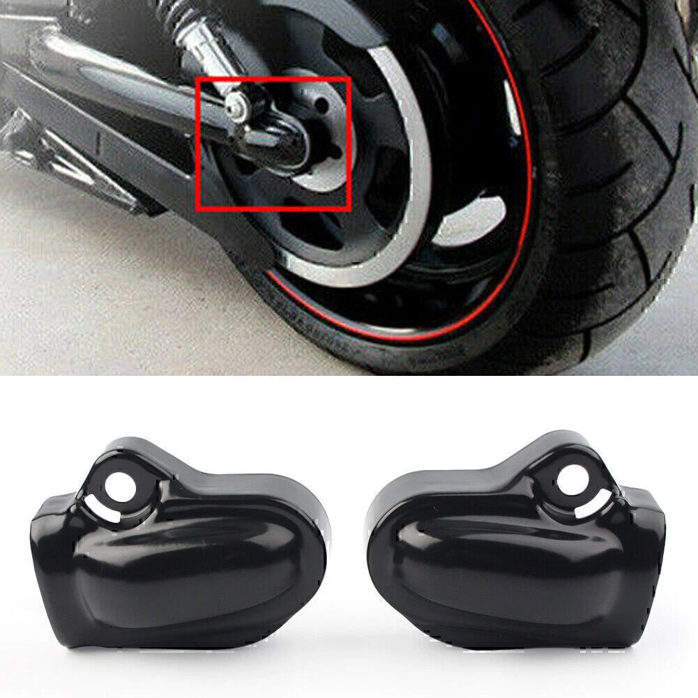 Black Bar Shield Rear Axle Cover Trim for Harley V-Rod Muscle VRSCF 2002-2017 16
