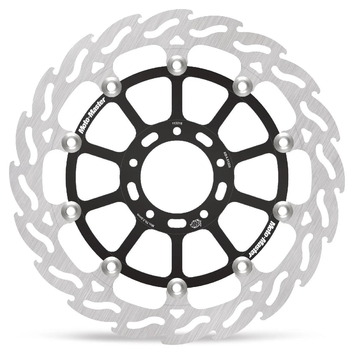 Moto Master Front Flame Brake Disc Racing for Ducati Multistrada 1200 S 2015-18