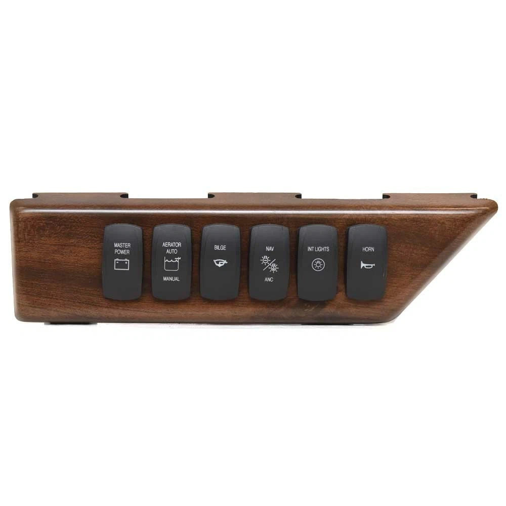 Lund Tyee Boat Rocker Switch Panel 2313973 - Faux Woodgrain