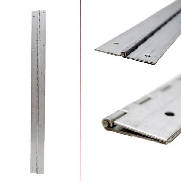 Larson Boat Piano Hinge - 28 X 2 1/2 Inch 16 Gauge Aluminum