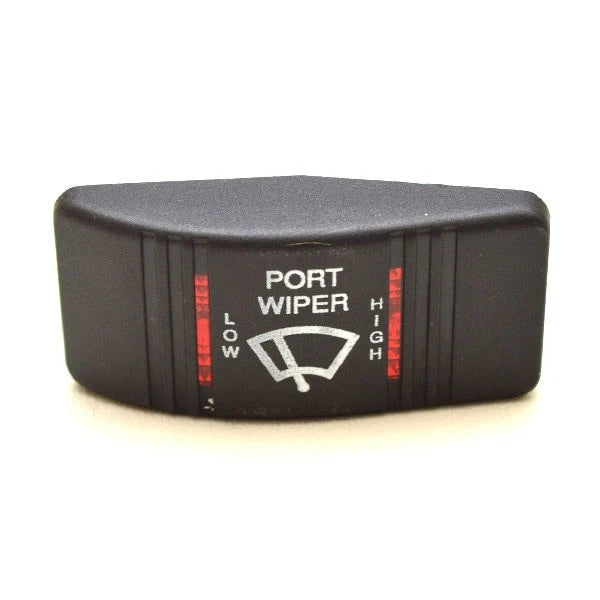 Carling Contura III Boat Rocker Switch Actuator - Port Wiper Lighted