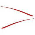 Tracker Boat Decal 166035 - 166036 - 76 1/2 X 2 1/4 Inch Red (2PC)