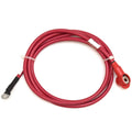 Boat Battery Cable - 6 AWG 5 Foot Red Wire 1/4 Inch Lugs