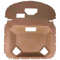 CR704H Main Headliner, Sailcloth Tan Vinyl with Formed Plastic Fits John Deere