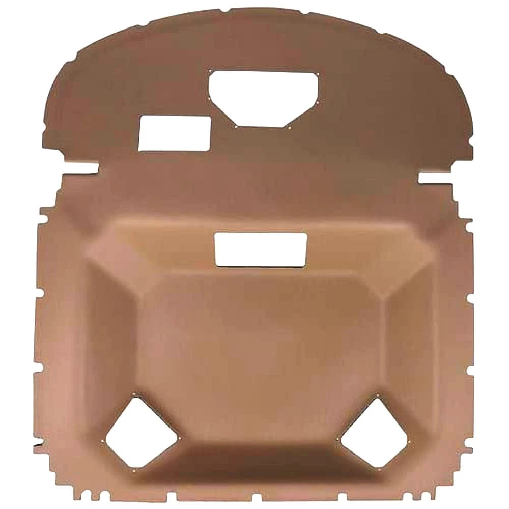 CR704H Main Headliner, Sailcloth Tan Vinyl with Formed Plastic Fits John Deere