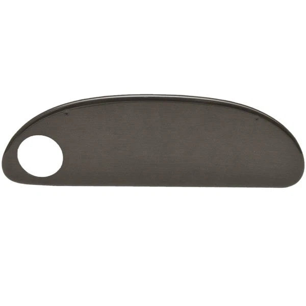 Lund Boat Blank Gauge Panel - 14 1/8 X 4 1/2 Inch Graphite