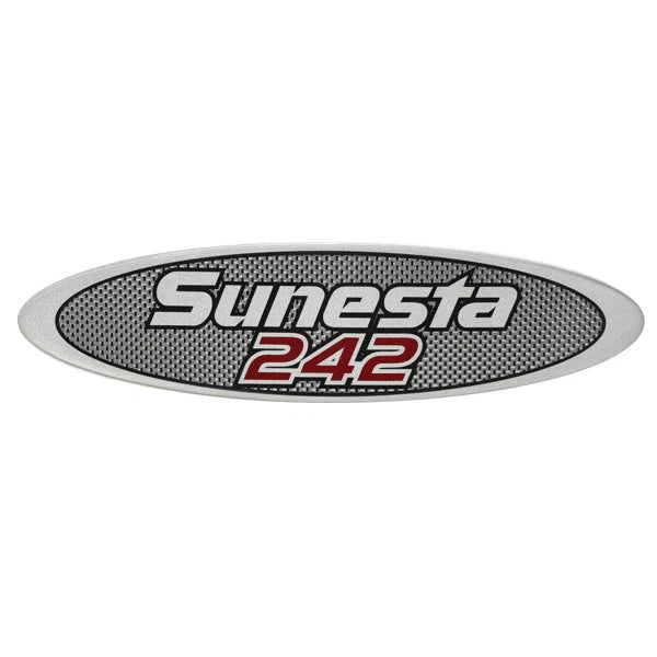 Chaparral Boat Raised Decal U15616-01 - Sunesta 242 Metallic Silver