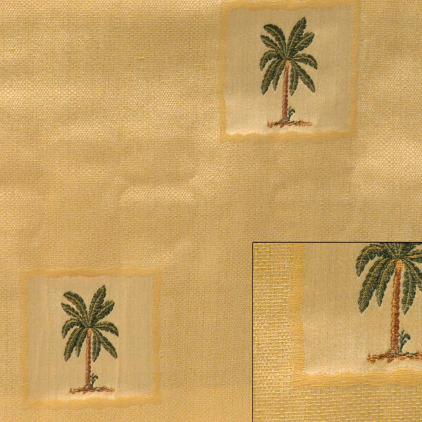 Four Winns Boat Fabric 047-0947 - Palm Tree Ivory 55 Inch (YD)
