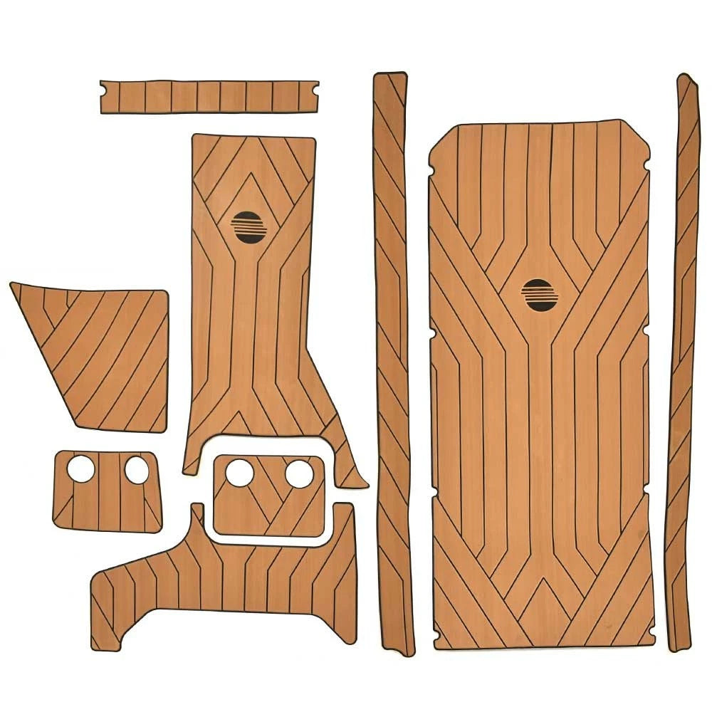 Malibu Boat Non-Skid Mats 4744157 - 24 MXZ Mocha - Black 2017 (kit)