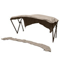G3 Boat Pontoon Bow Bimini Extension 45406-75 - V22 SS 99 1/2-101 Inch
