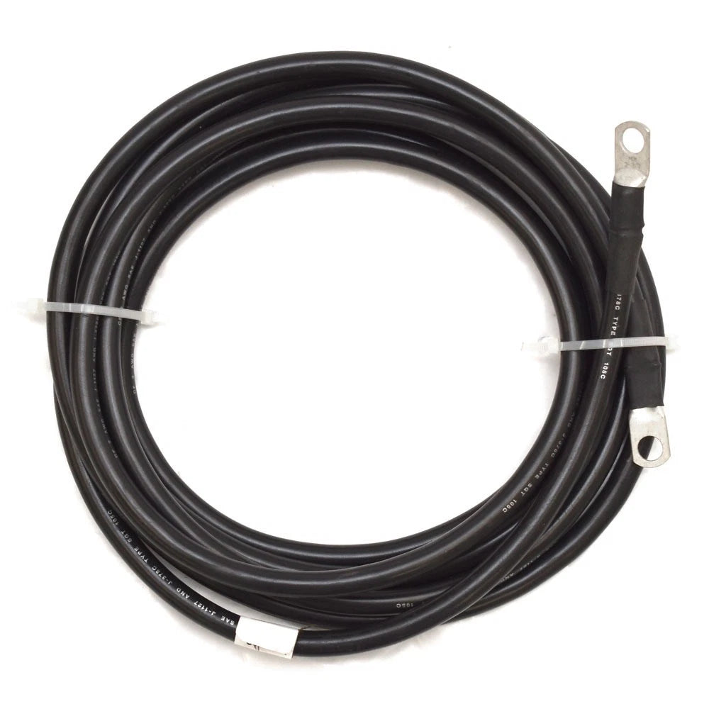 Boat Battery Cable - Black 2 AWG Gauge Marine Wire 15 FT