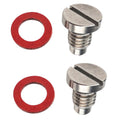 2Pcs Magnetic Screw Lower Unit Drain for 130-300 HP 688-45341-10 688-45341-10-0 0
