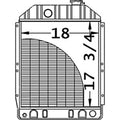 Radiator MG771716 Fits John Deere 675