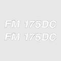 Lowe Boat Brand Decal 1908521 - FM 175 DC White Stickers (pair)