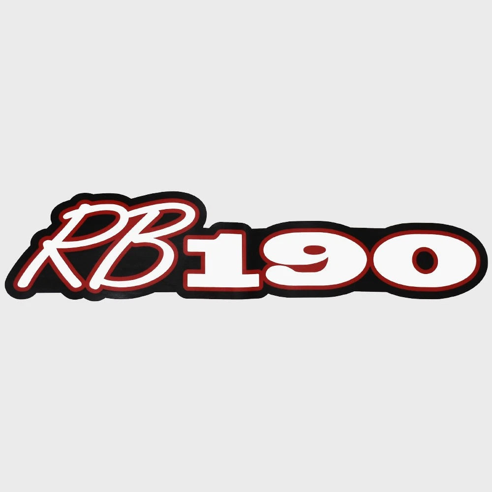 Ranger Boat Sticker Brand Decal 322053 - RB190 Red Silver Sticker