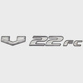 SunCatcher Boat Model Decal Sticker 73405329 - V22FC Silver Black