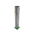 Baffled Chrome Straight Stack Fits John Deere Replaces R3549