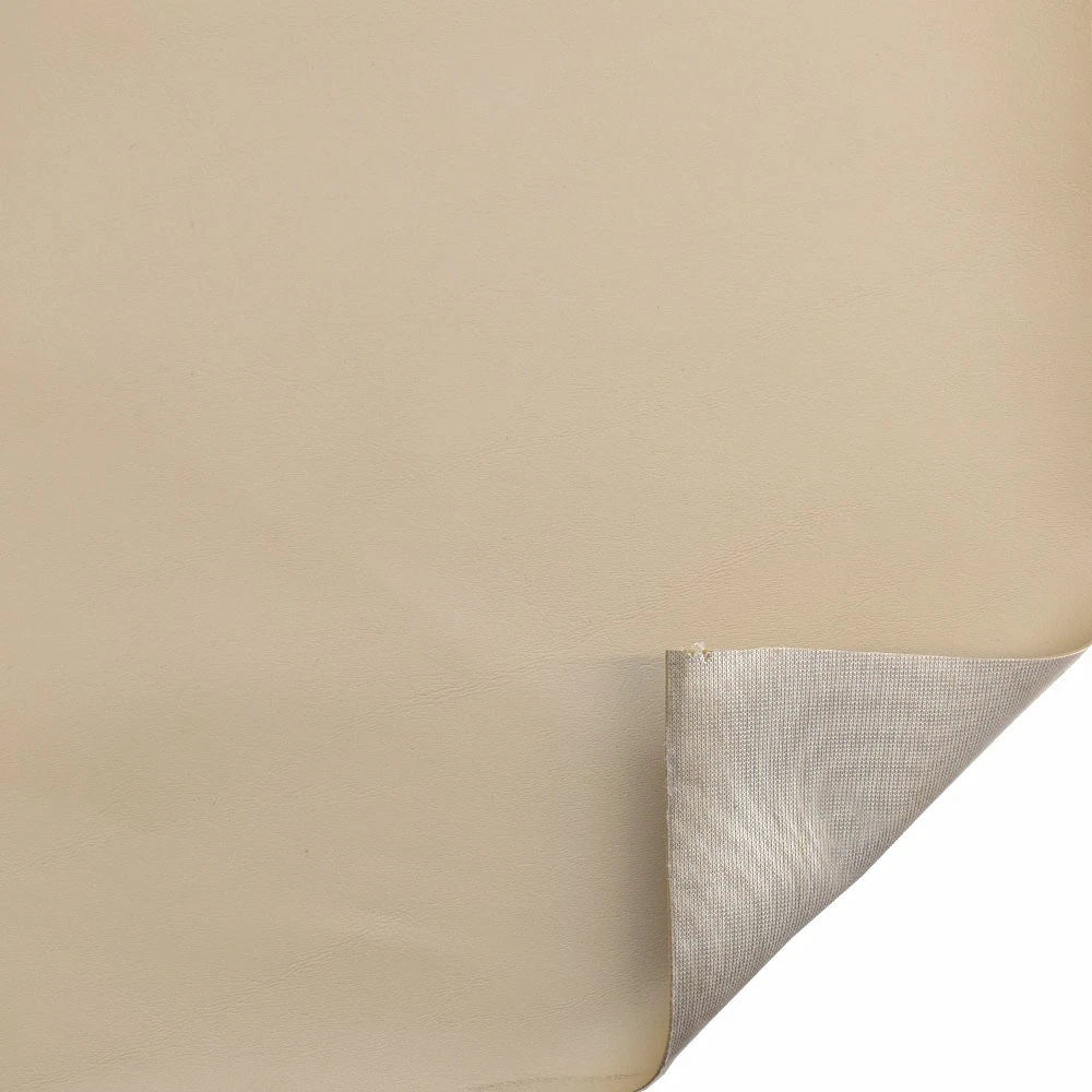 Boat Knit Back Vinyl - Light Beige Faux Leather 54 Inch (YD)