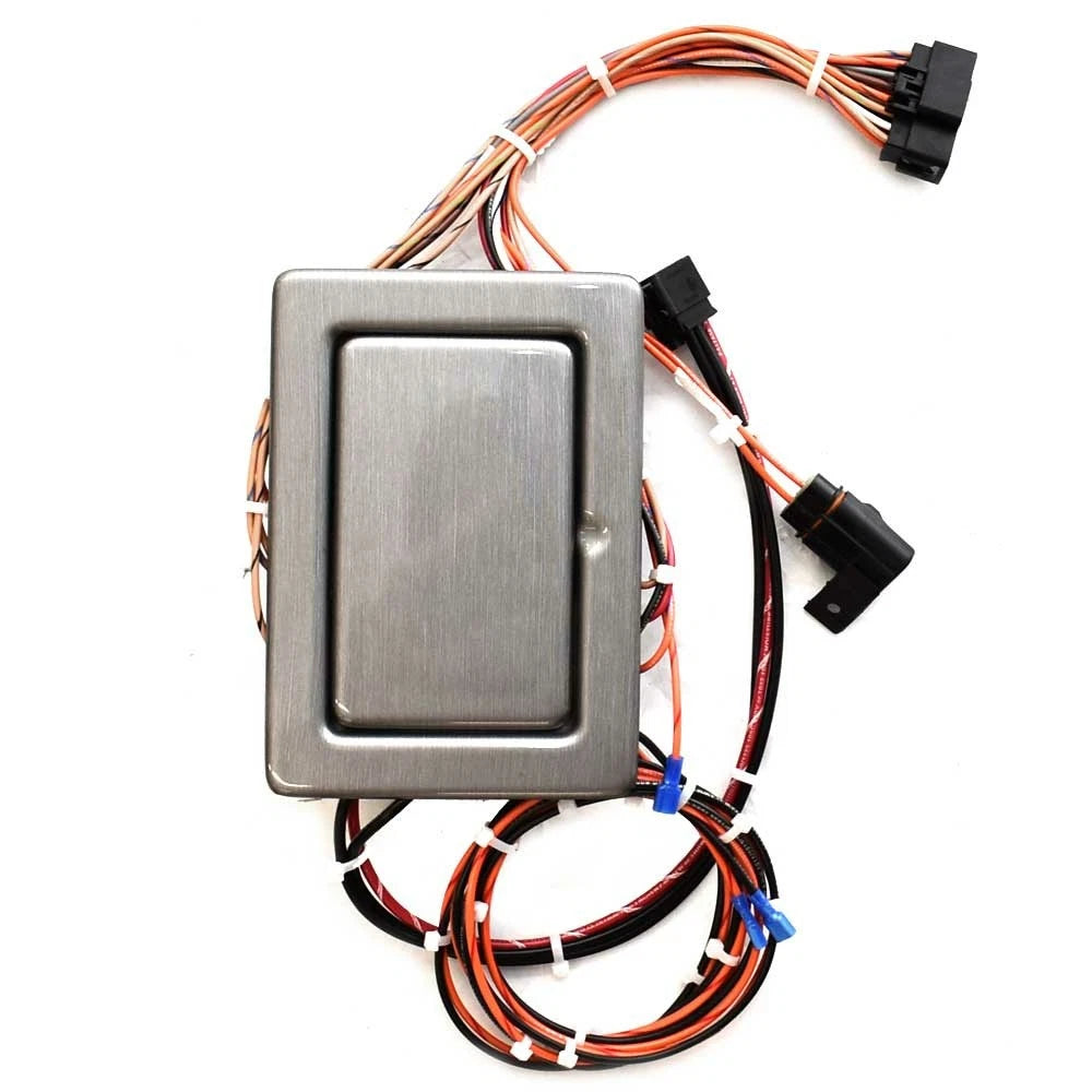 Lund Boat Fuse Block Panel 2355973 - Gray Faux Woodgrain Plastic
