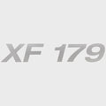 Crestliner Boat Decal 2339824 - XF 179 Metallic Silver Sticker