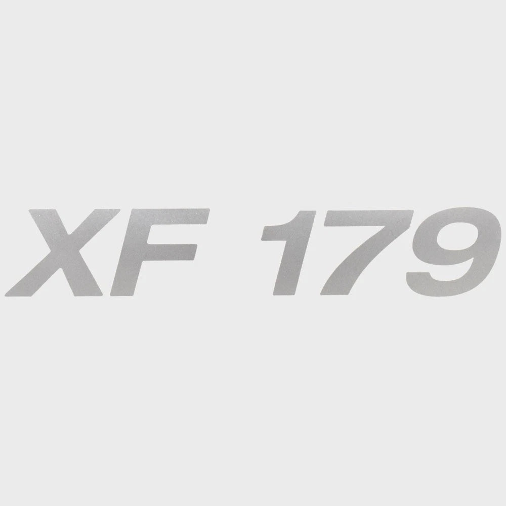 Crestliner Boat Decal 2339824 - XF 179 Metallic Silver Sticker