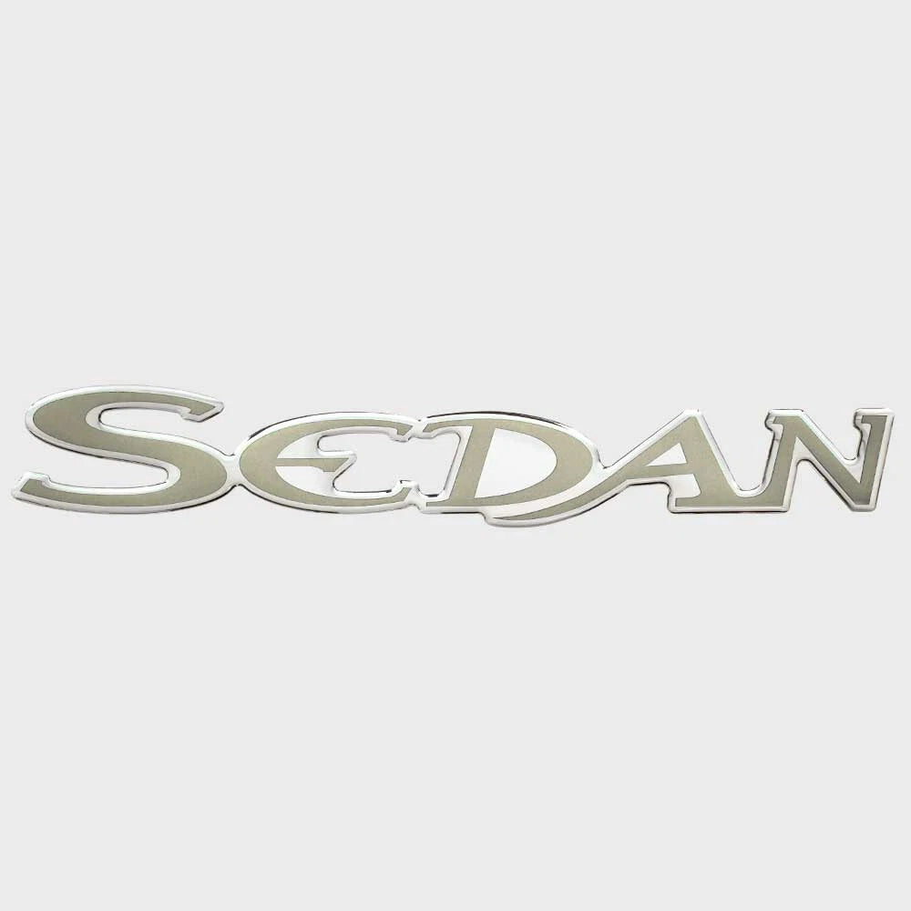 Cruisers Boat Raised Emblem Decal Sticker V2066300 - Sedan Silver