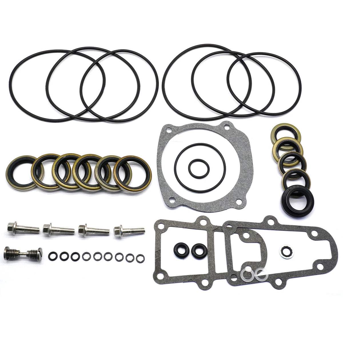 Lower Unit Gearcase Seal Kit for Johnson Evinrude E-Tec 5006373, 439141, 18-2623