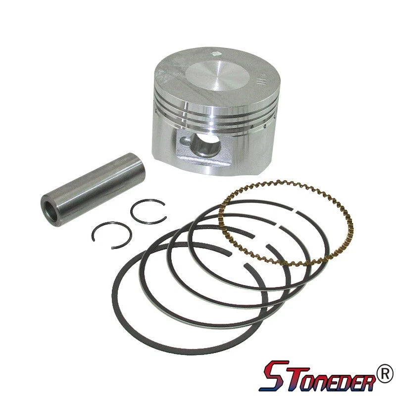 STONEDER 52mm 13mm Piston Pin Ring Kit for Chinese Lifan 110cc Engine Motorcycle