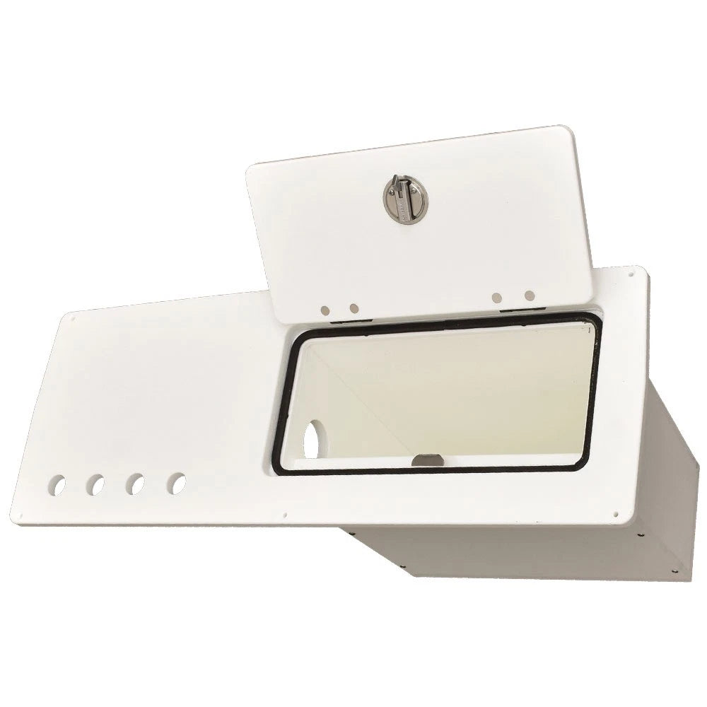 Blue Wave Boat Hardtop Center Cabinet Hatch PPF-000115 - White