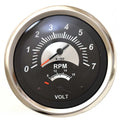 Veethree Boat Multi-Function Gauge 69074F - Black Sterling 3 1/4 Inch