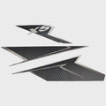 Lund Crossover XS 1775 Boat Graphic Decals 2355972 - Port Gray (3 PC)