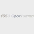 Crestliner Boat Model Decal 2100063 - 1650 Sportsman Pewter Sticker