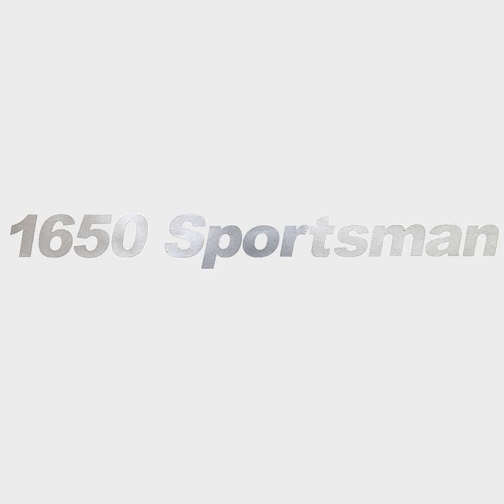 Crestliner Boat Model Decal 2100063 - 1650 Sportsman Pewter Sticker