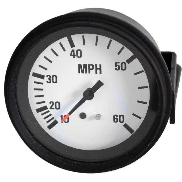 Beede Boat Speedometer 940551 0592 - 60 MPH 3 1/4 Inch Black White