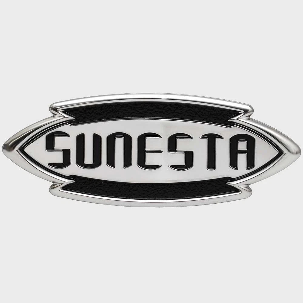 Chaparral Boat Raised Emblem Decal 14.02181 - Sunseta Silver Black