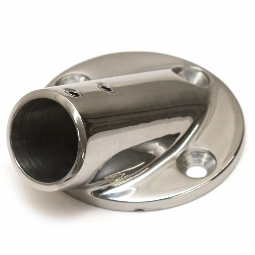 D. Lilly Boat Rail Base - 30 Degree Mount 1 Inch Stainless