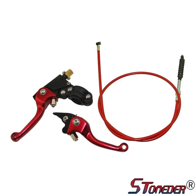 STONEDER Folding Brake Clutch Levers 1070mm Clutch Cable for 50cc-160cc Pit Bike