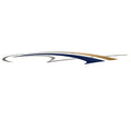 Rinker Boat Decal 218379 - 2001 Captiva 192 - 212 Gold Gray Navy