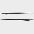 Lund Boat Graphic Decals 2280378 - 3M Sticker Black - Gray (set of 2)