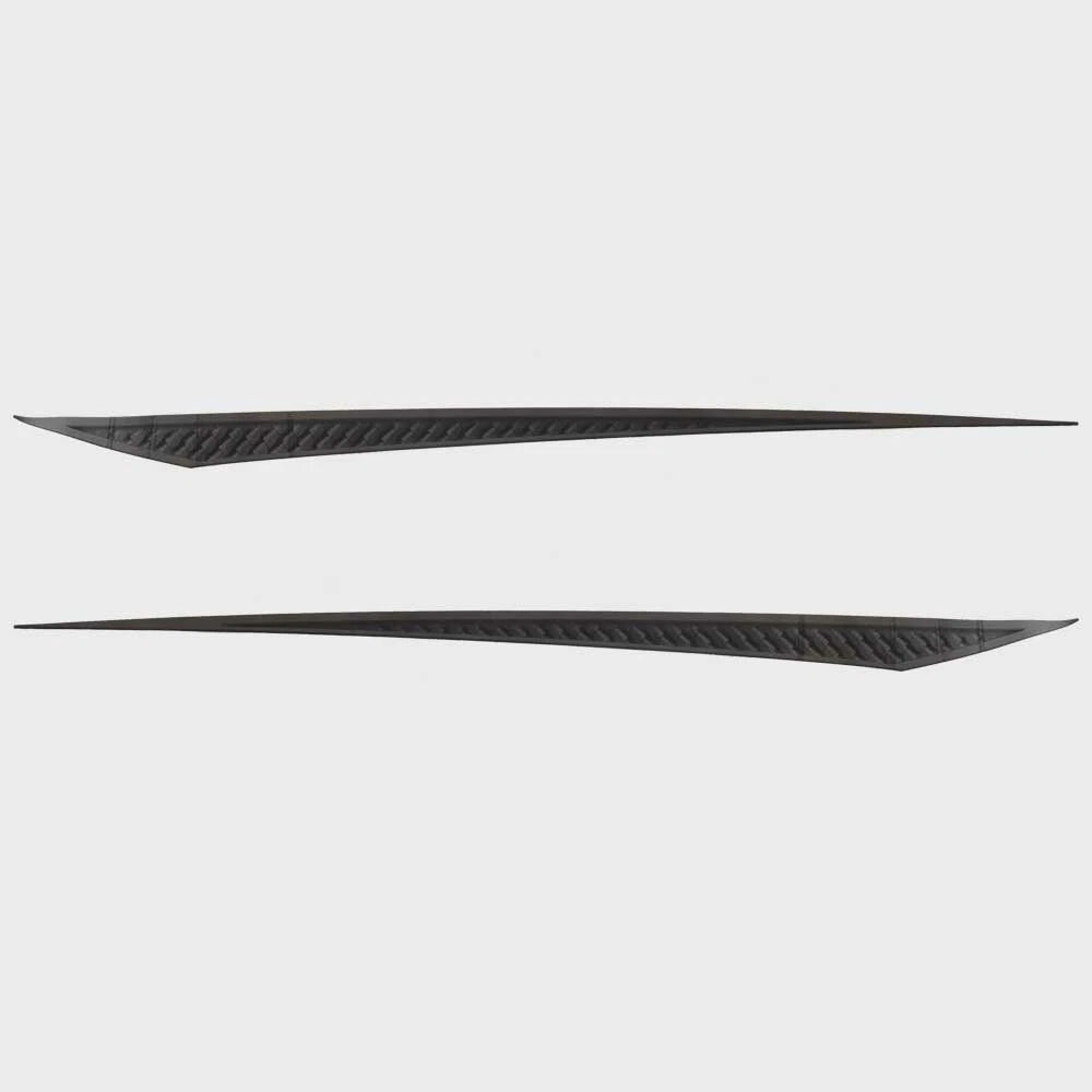 Lund Boat Graphic Decals 2280378 - 3M Sticker Black - Gray (set of 2)