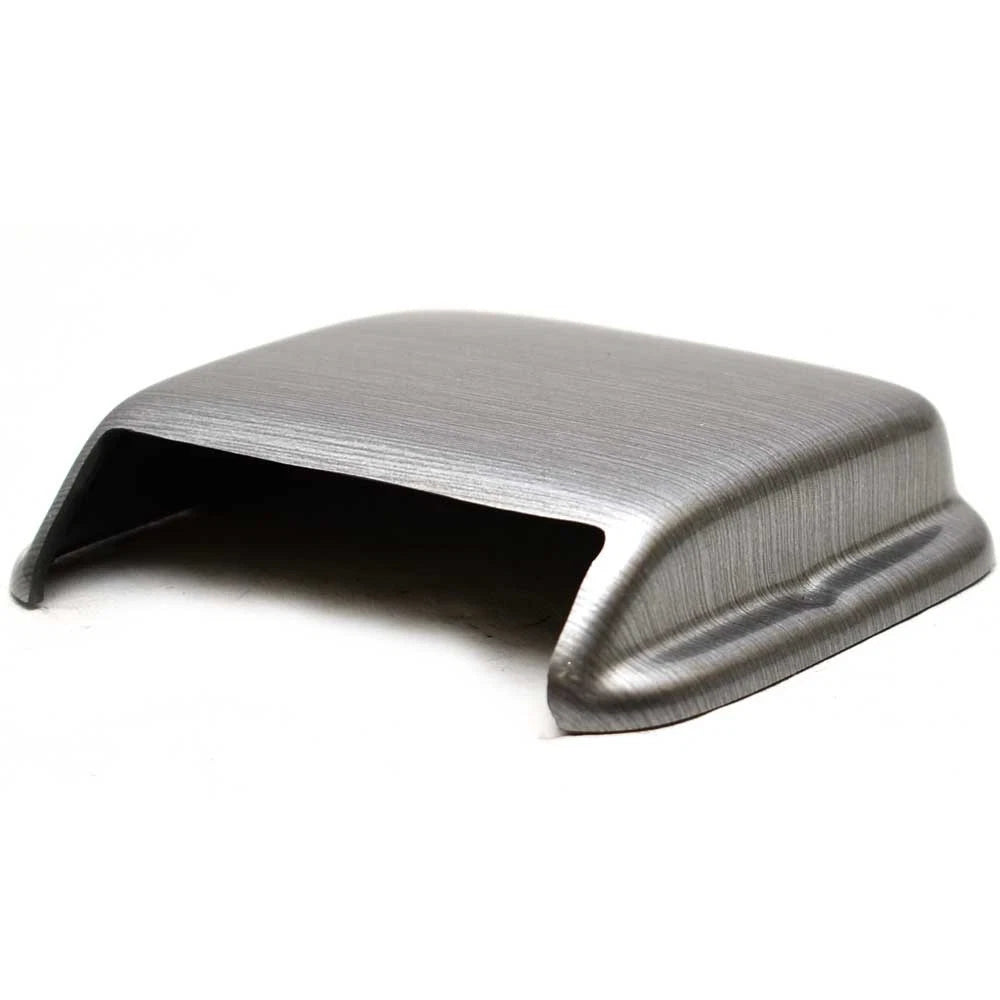Lund Boat Blank Cover Panel 2278482 - 3 7/8 X 3 3/8 Inch Gray Plastic