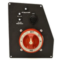 Wellcraft Boat Battery Switch Panel 025-3551 - Black Aluminum