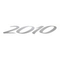 Lund Boat 2010 Decal 2095962 - 7 X 1 5/8 Inch Silver